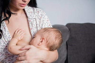 Cradle Hold Breastfeeding Position