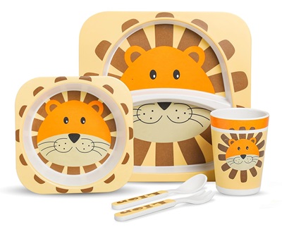 Luvlap Bamboo Feeding Set for Babies